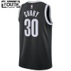 NBA Børn Trøje Brooklyn Nets Seth Curry 30 2022-23 Nike Icon Edition Sort Swingman